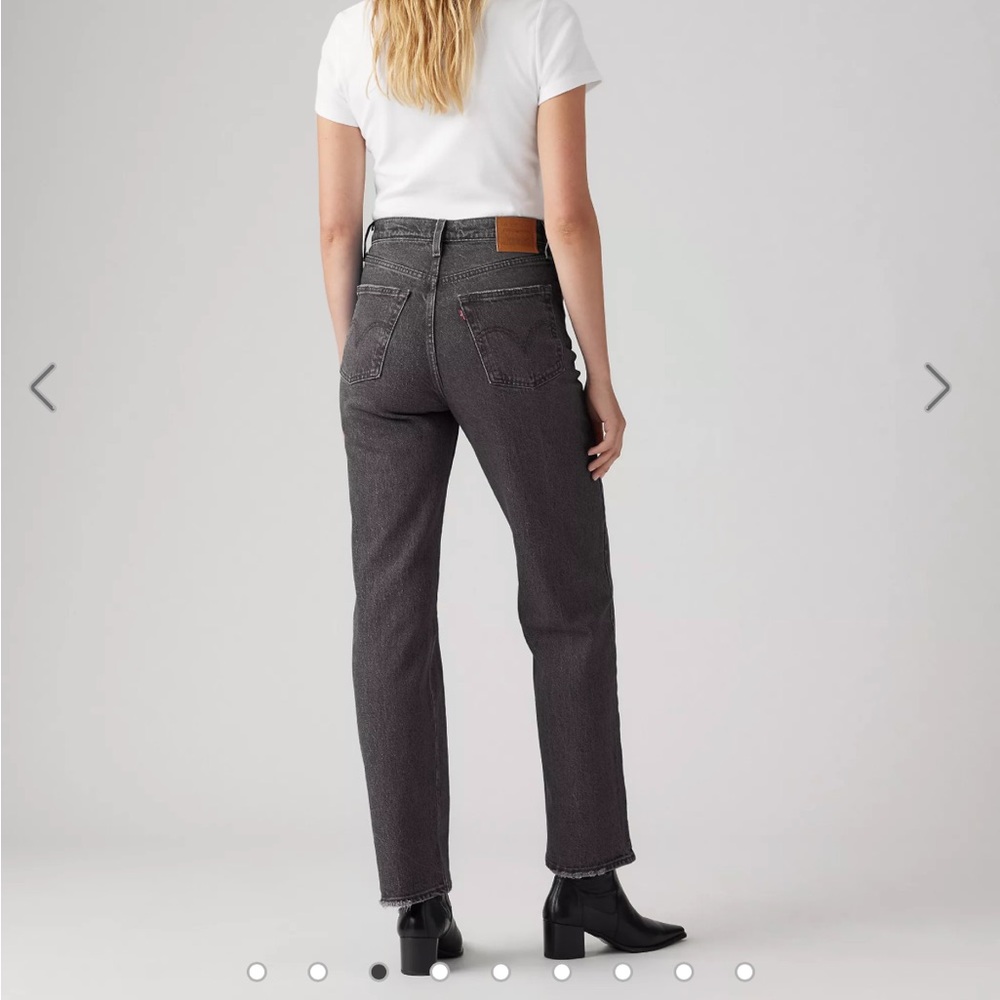 Levi's Women's Ribcage High Rise Straight Leg Jeans